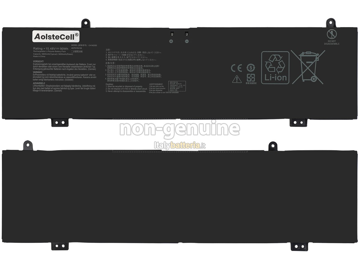 Batteria per Asus Rog ZEPHYRUS G16 GU605MU