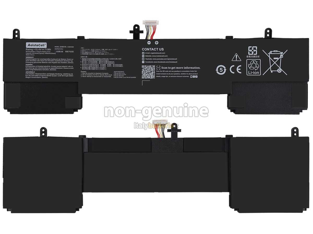 Batteria per Asus ZenBook Flip Q547FD