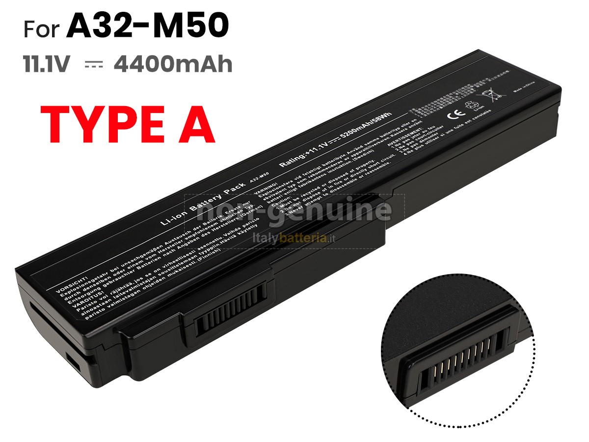 Batteria per Asus 70-NTS1B2000Z