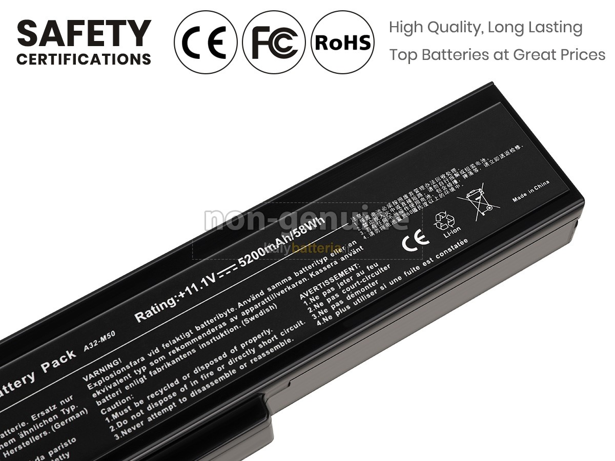 Batteria per Asus 70-NTS1B2000Z