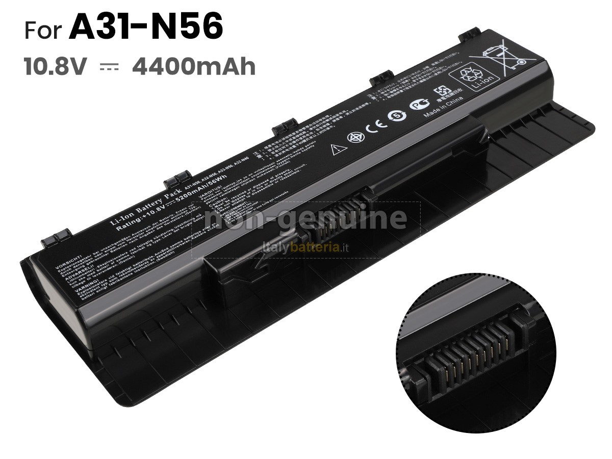 Batteria per portatile Asus N46