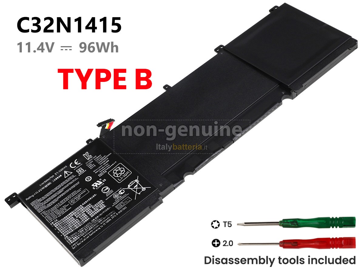 Batteria per Asus Rog G501JW-C292