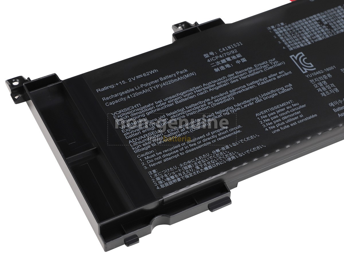 Batteria per portatile Asus GL502VY-FI063T