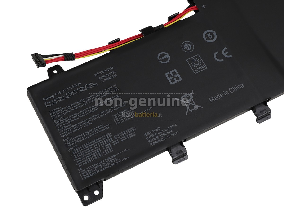Batteria per portatile Asus C41N1533(4ICP3/63/120)
