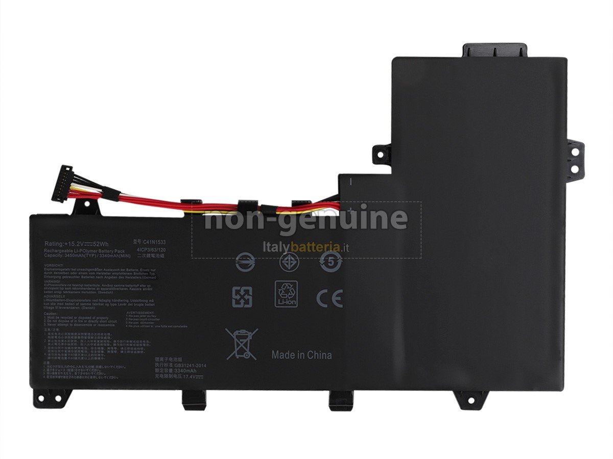 Batteria per portatile Asus C41N1533(4ICP3/63/120)