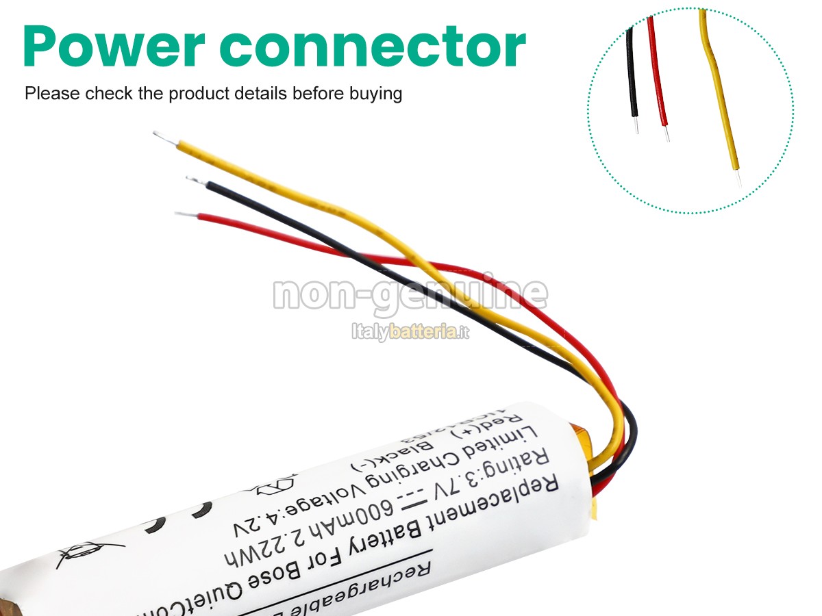 Batteria per Bose QUIETCOMFORT 35 II