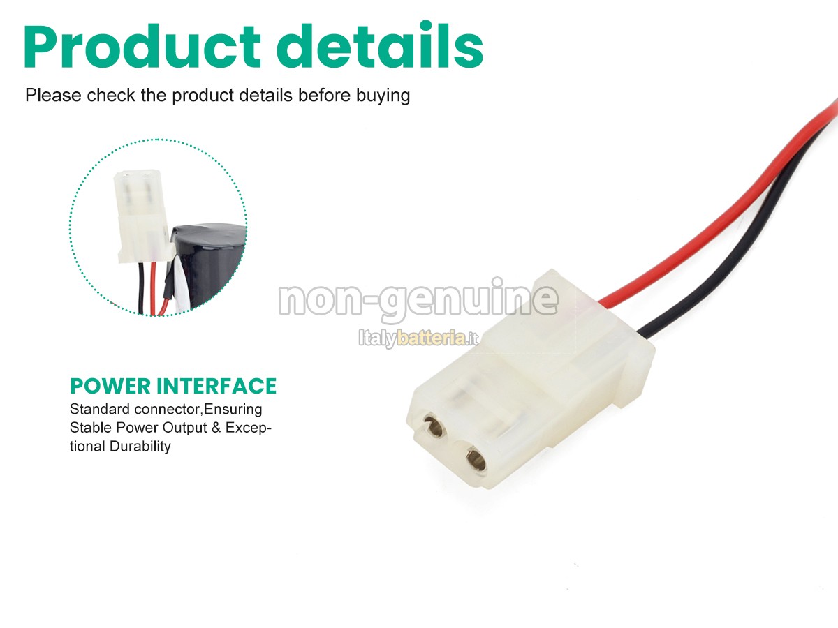 Batteria per Burdick SIEMENS MEDICAL SYSTE ELITE