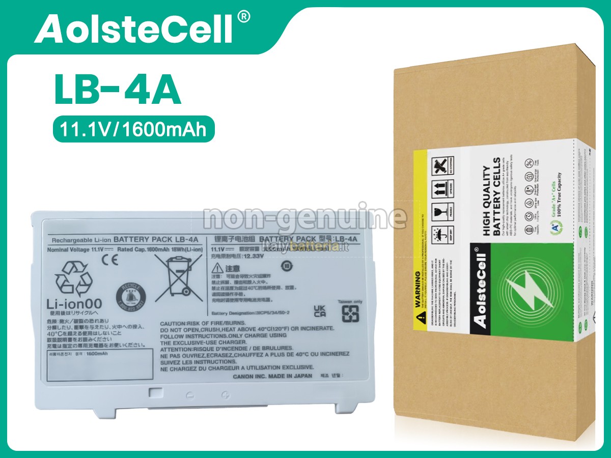 Batteria per Canon CXDI-710C