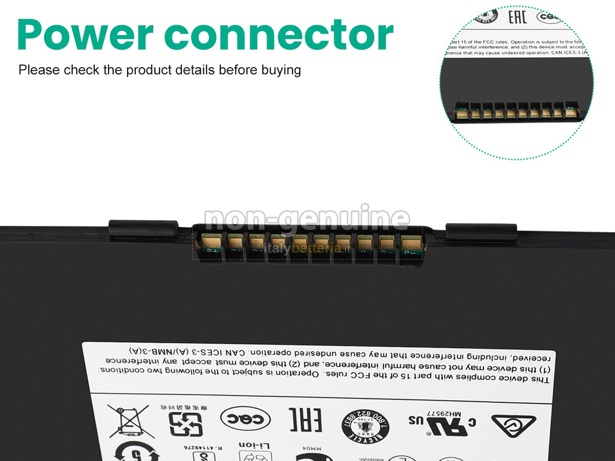 Batteria per Carestream 441400052