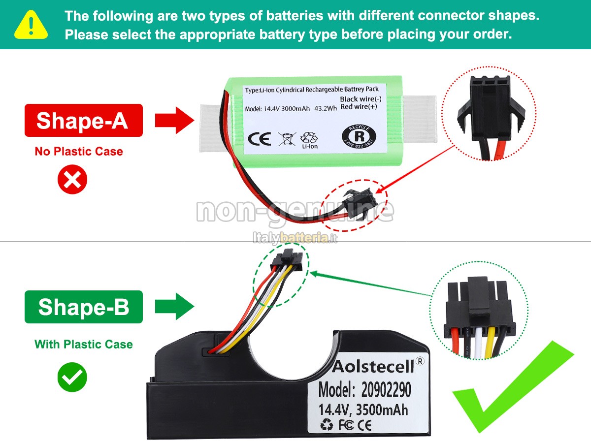 Batteria per Cecotec CONGA 2290