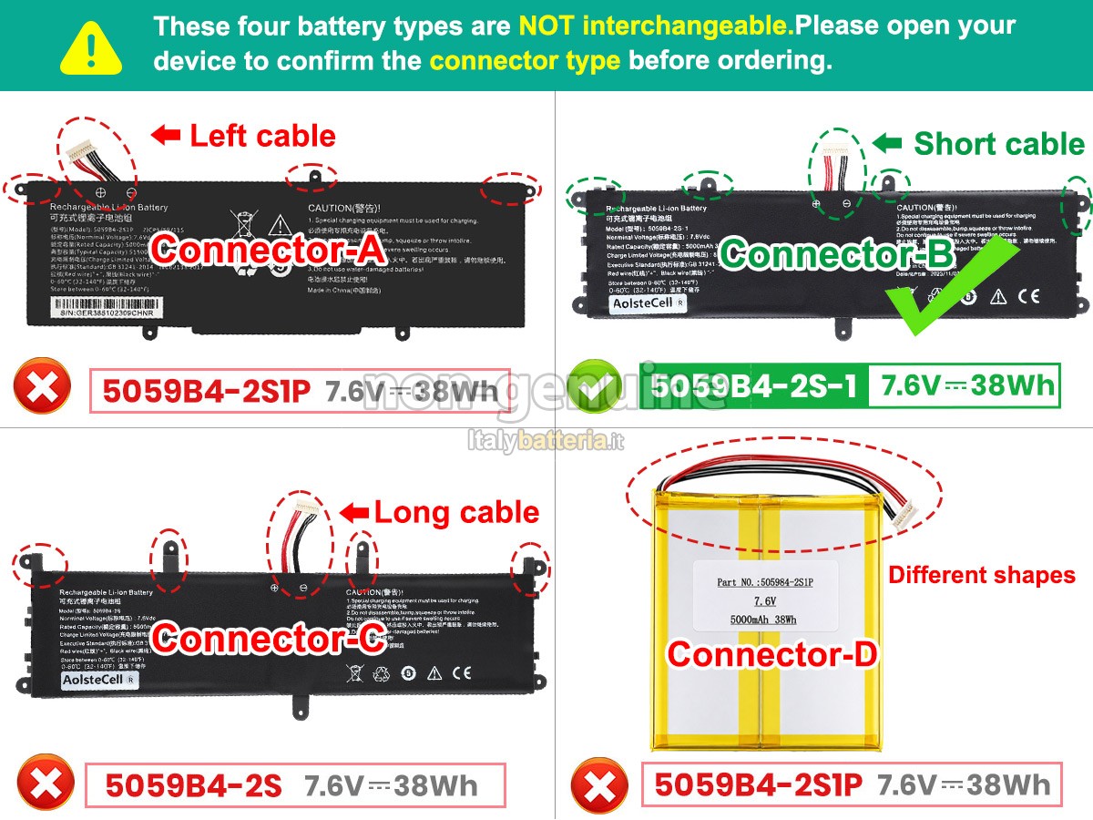 Batteria CHUWI 5059B4-2S1P