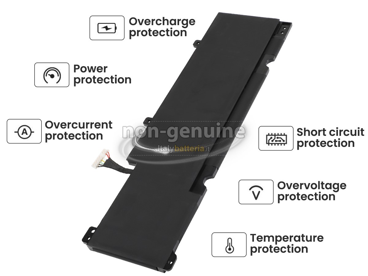 Batteria per Clevo NV40BAT-4-49(4ICP7/60/57)