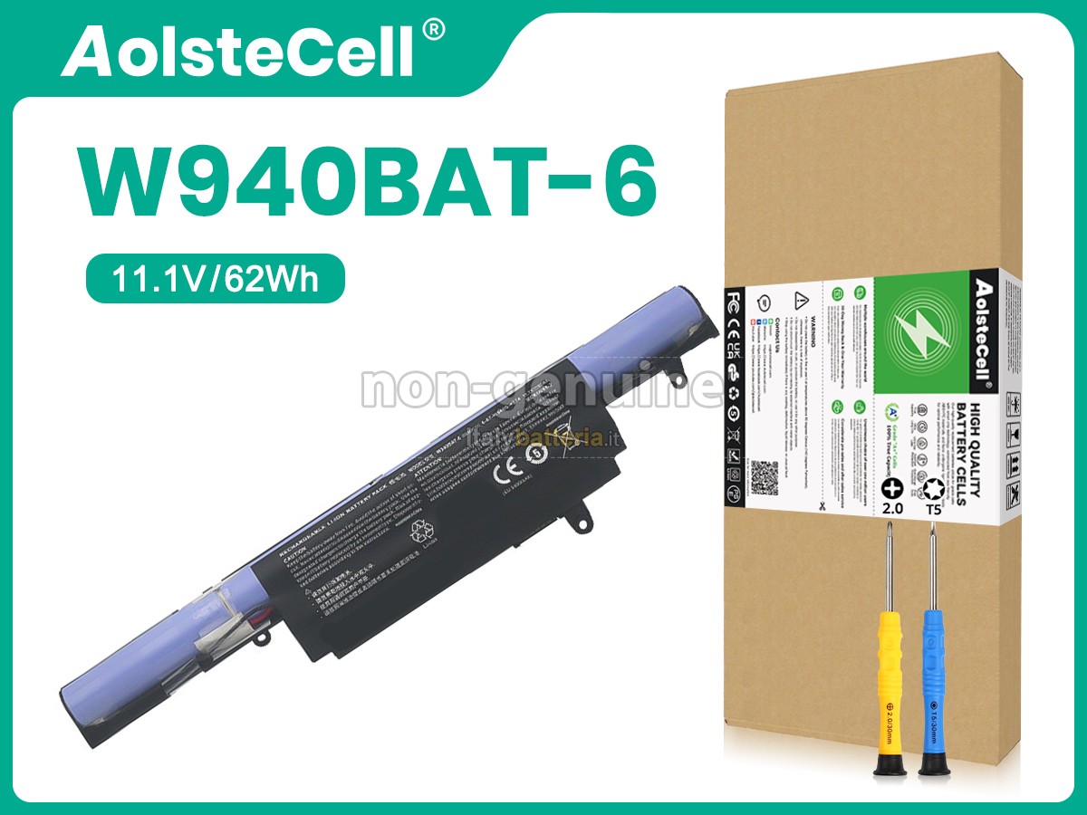 Batteria Clevo 6-87-W940S-4274