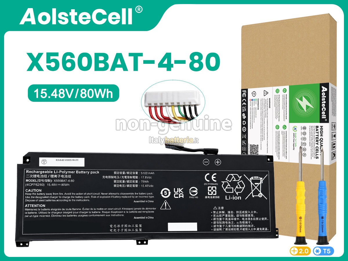 Batteria Clevo TX6