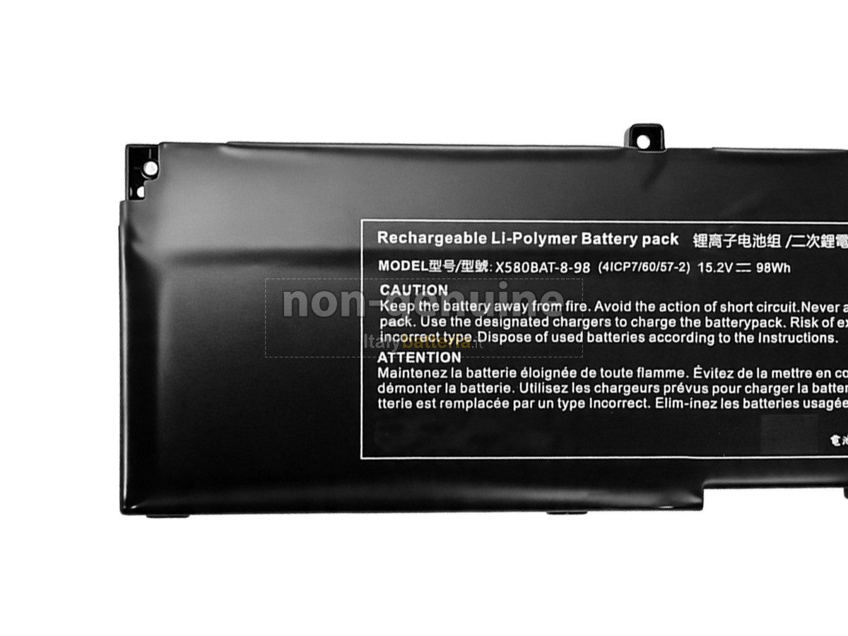 Batteria Clevo 6-87-X580S-94J00
