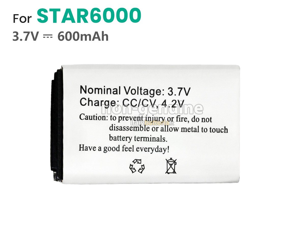 Batteria per Comen STAR 5000A