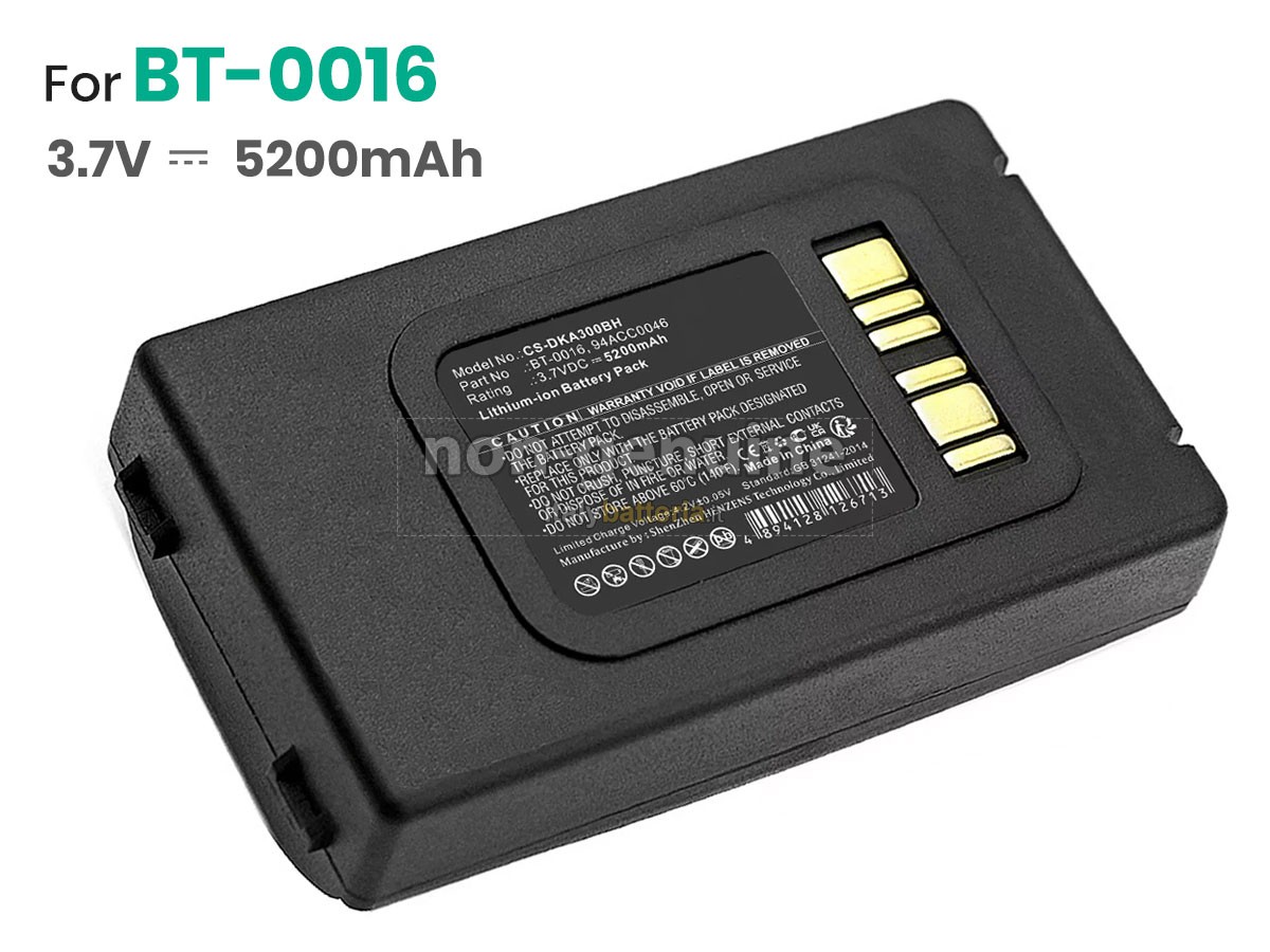 Batteria per Datalogic BT-0016J