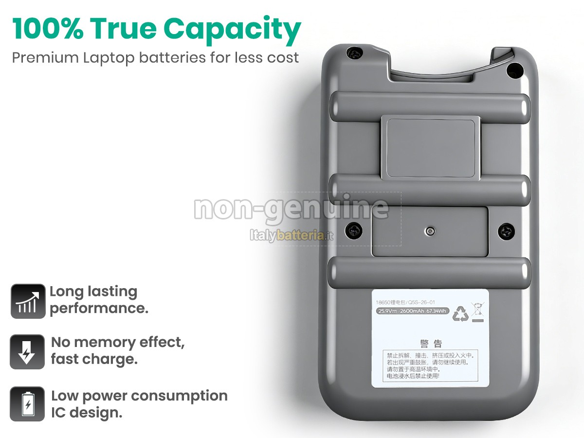 Batteria per Deerma DEM-VC80 PRO