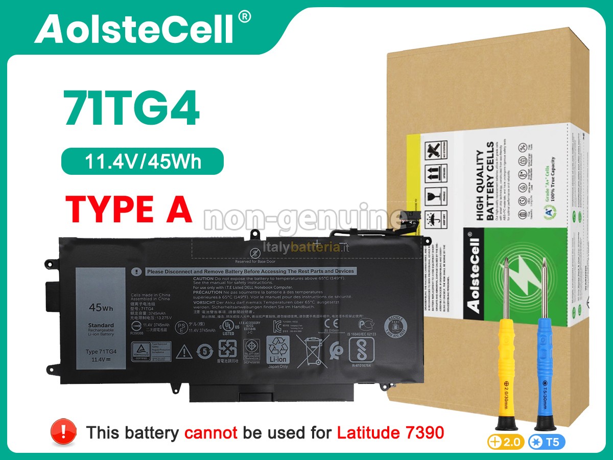 Batteria per Dell Latitude 5289 2-IN-1