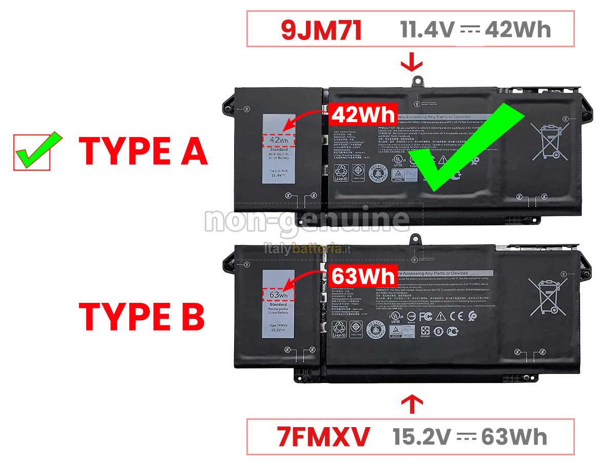 Batteria per portatile Dell Latitude 7420