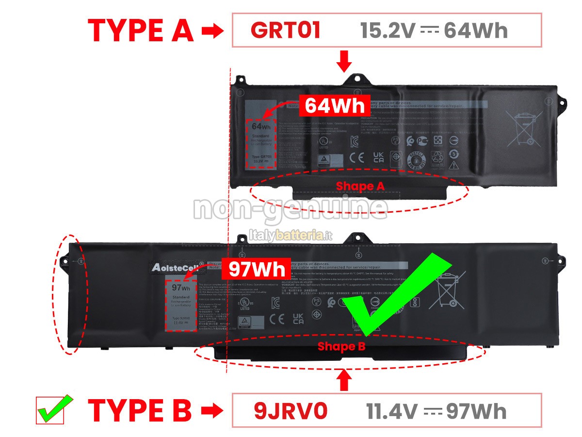 Batteria per Dell Latitude 5431