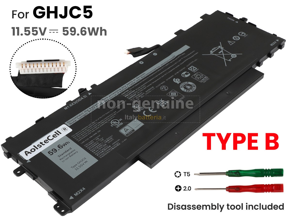 Batteria per portatile Dell P142G