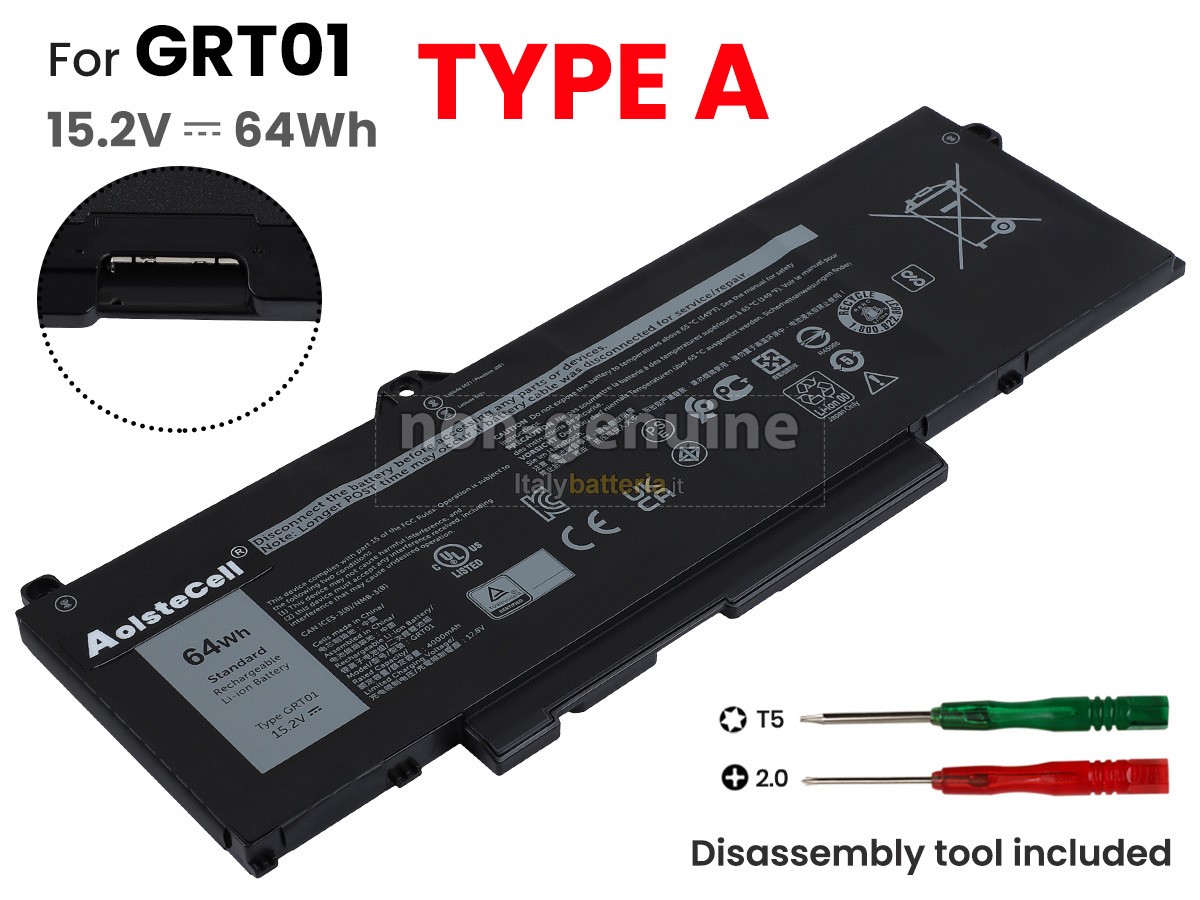Batteria per Dell Latitude 5431