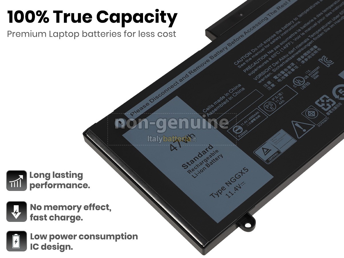 Batteria per portatile Dell 0YD8XC