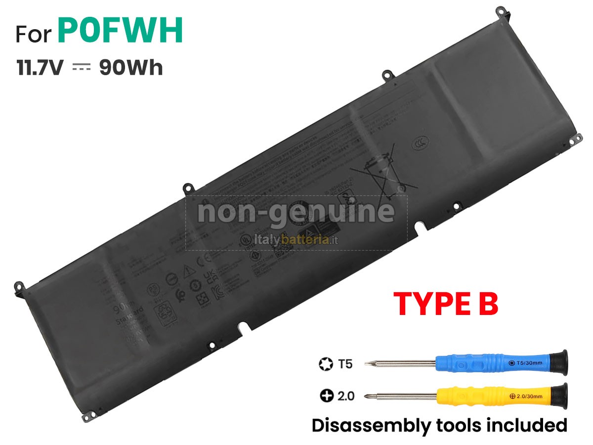 Batteria per Dell P133F001