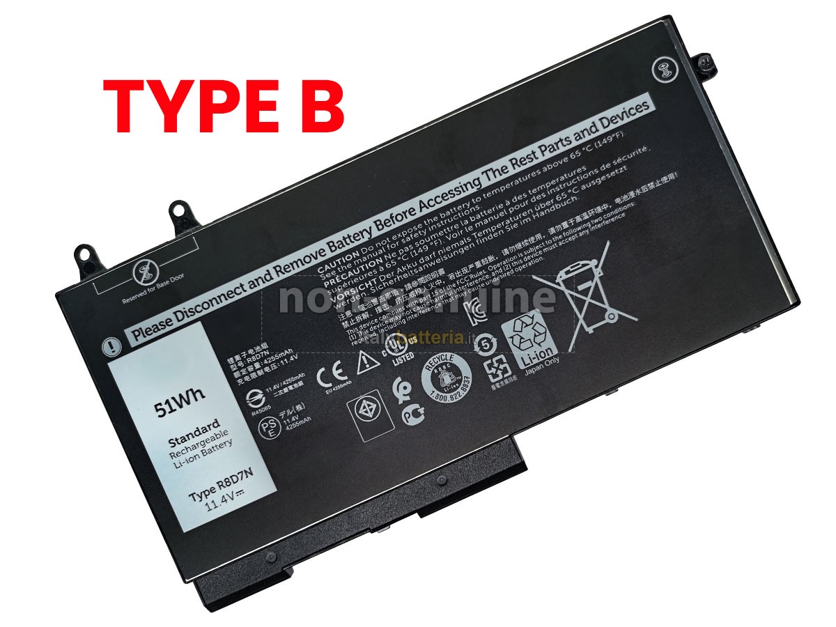Batteria per Dell Precision 3540 Mobile WorkStation