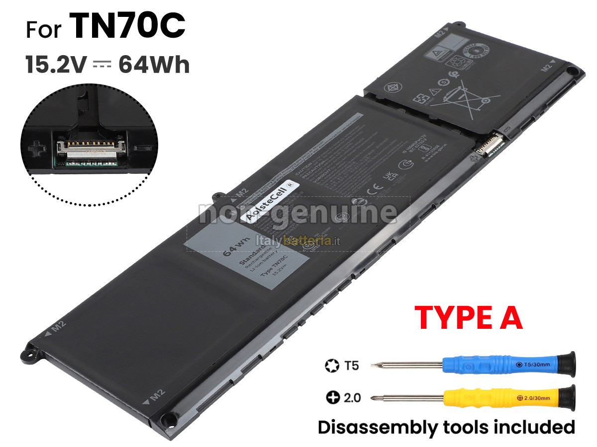 Batteria per Dell P133F001