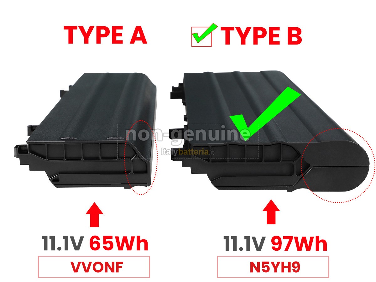 Batteria per Dell Latitude E5440