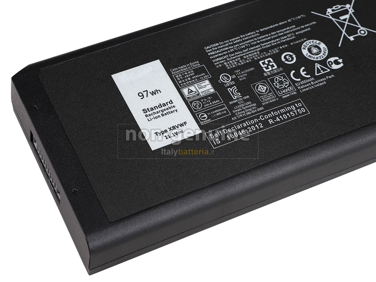 Batteria per portatile Dell Latitude 14 RUGGED EXTREME 7404