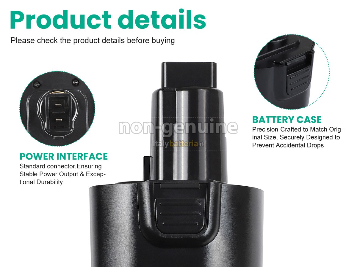 Batteria per DeWALT DE9062