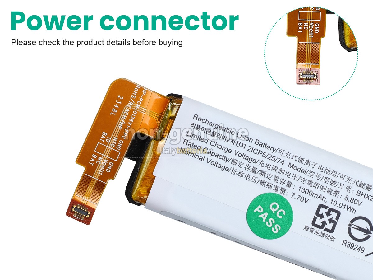 Batteria per DJI BHX212-1300-7.7