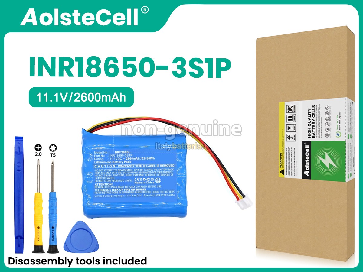 Batteria per DOCKIN INR18650-3S1P