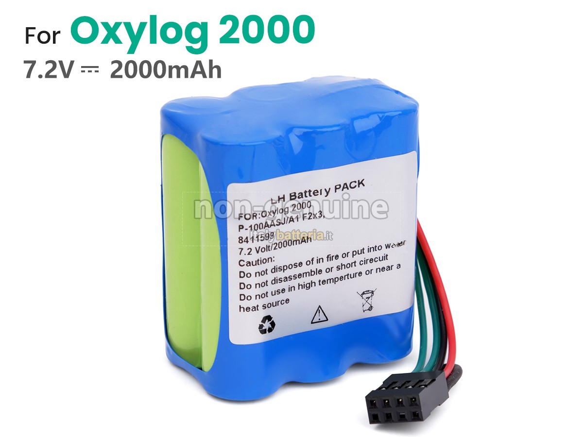 Batteria per Drager OXYLOG 2000
