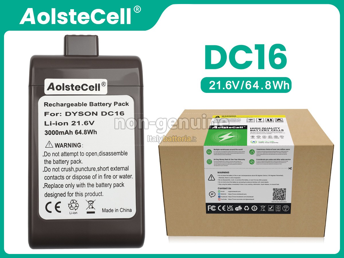 Batteria per Dyson DC16 HANDHELD