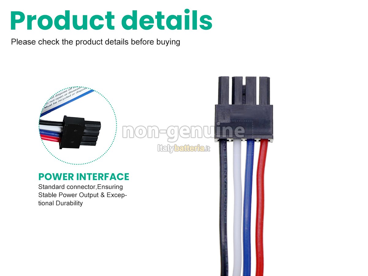 Batteria per Eufy INR18650M26-4S2P