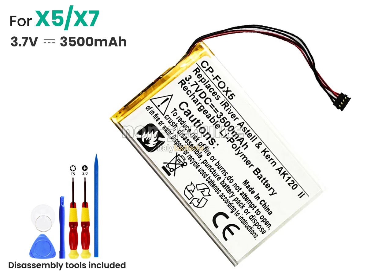 Batteria per Fiio X7 III