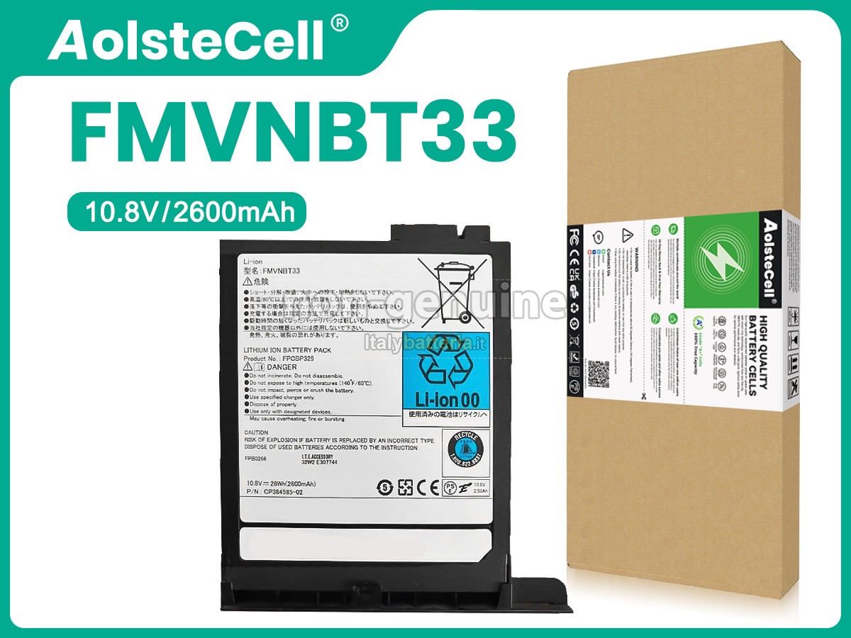 Batteria per Fujitsu CP384585-02