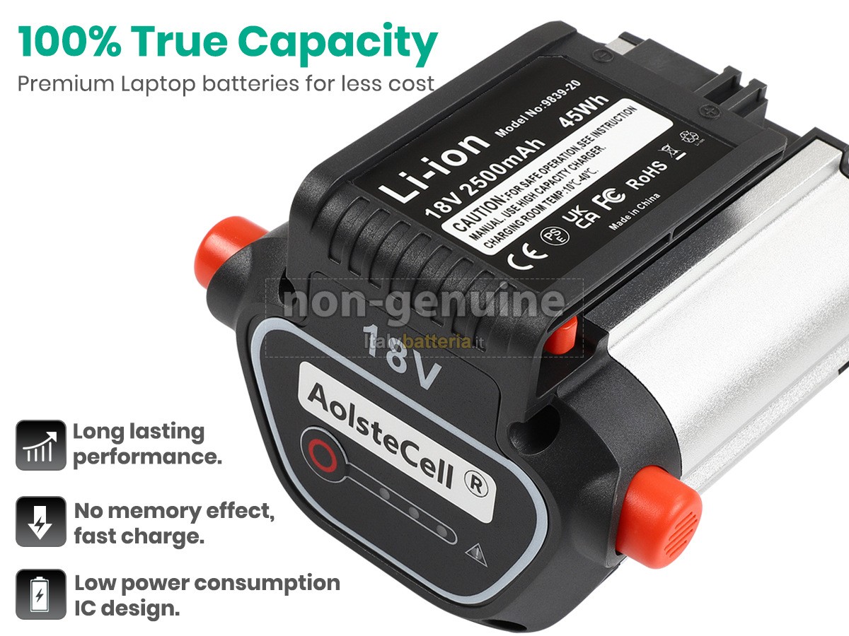 Batteria per Gardena 5023-20