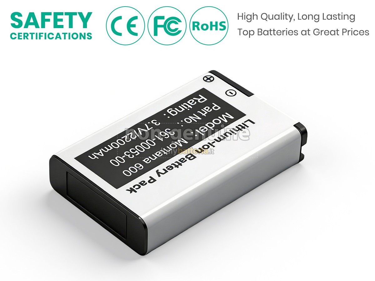 Batteria per Garmin ALPHA 100