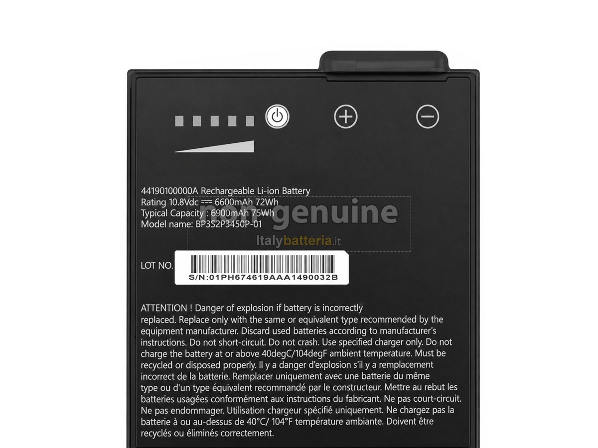 Batteria Getac 44190100000A