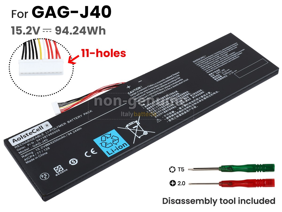 Batteria per portatile Gigabyte AERO 15 (I7-8750H)