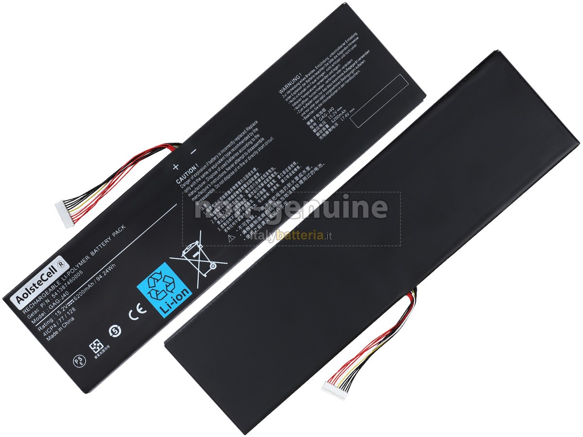 Batteria per portatile Gigabyte AERO 15-X9-RT5P