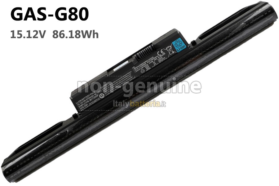 Batteria per portatile Gigabyte P25W V2-CF2