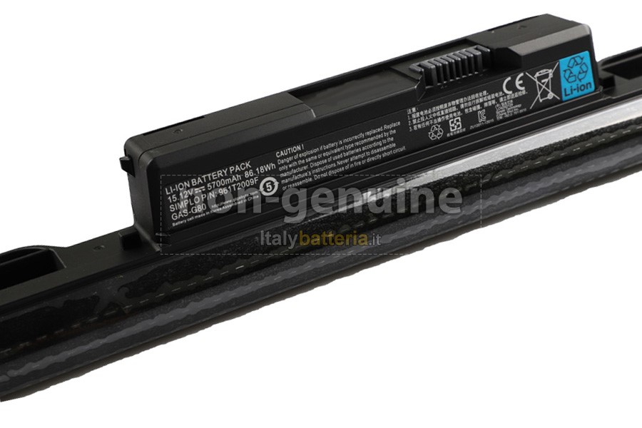 Batteria per portatile Gigabyte AORUS X9 GTX1070