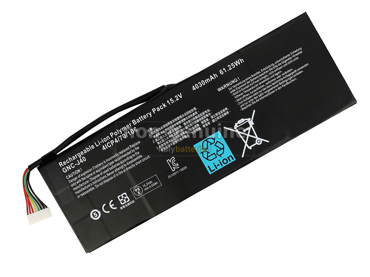 Batteria per portatile Gigabyte P34K V7
