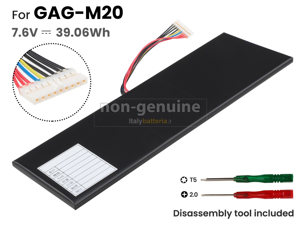 Batteria per portatile Gigabyte GAG-M20